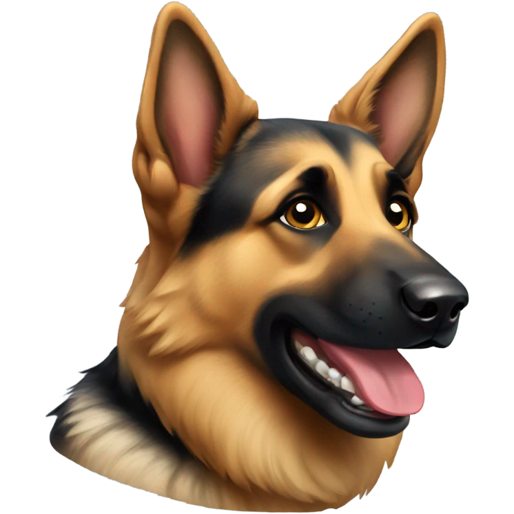 german shepherd dog emoji