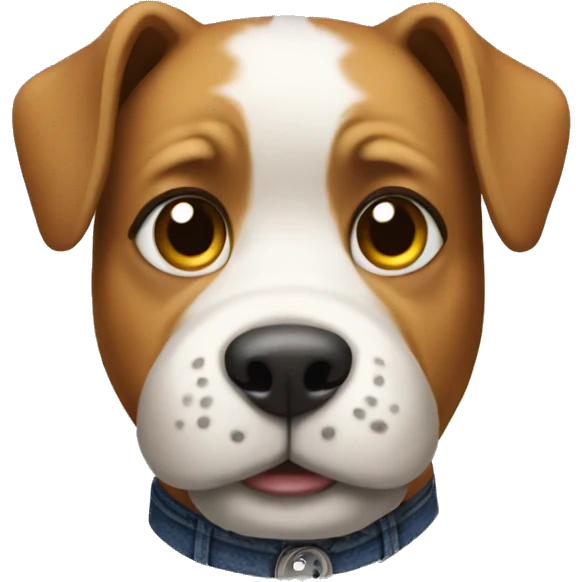 Dog with pants emoji