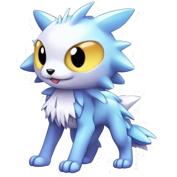 cute kawaii cool edgy shiny Digimon-Fakemon-animal full body emoji
