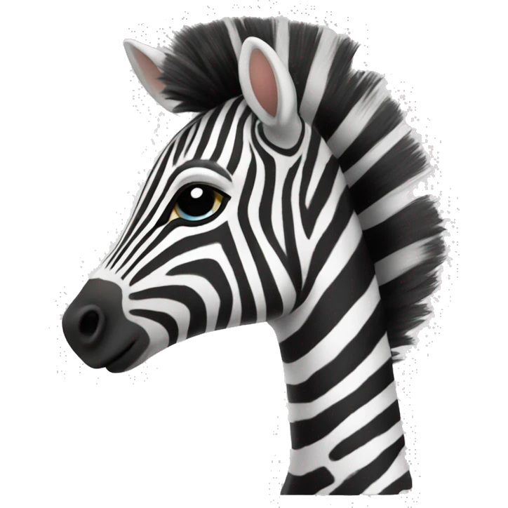 zebra with "I dont know" hands emoji