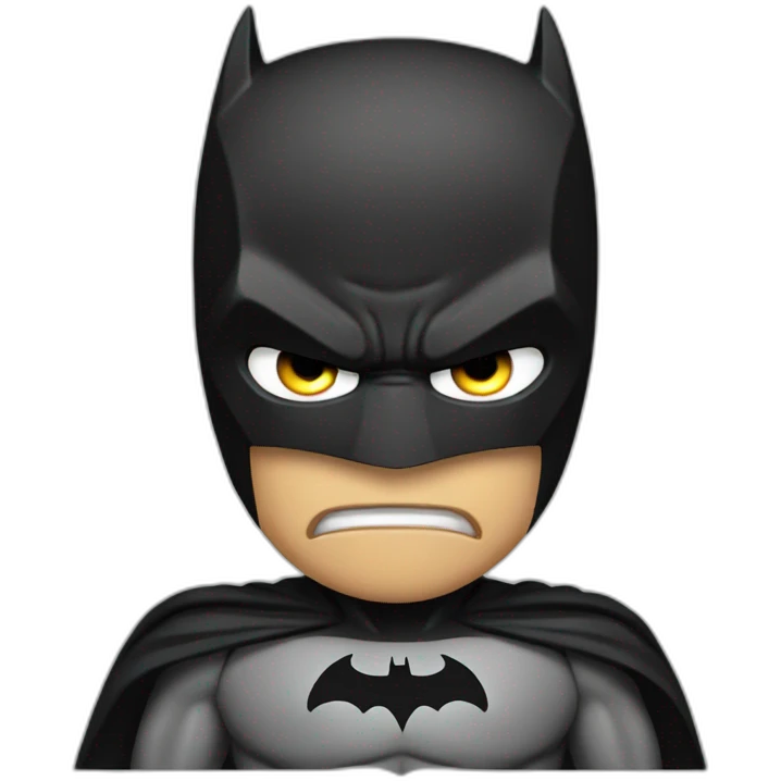 angry batman emoji