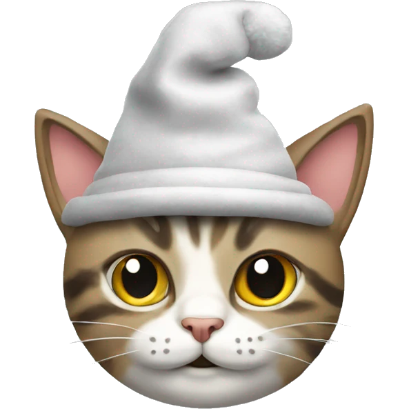 Cat hat emoji