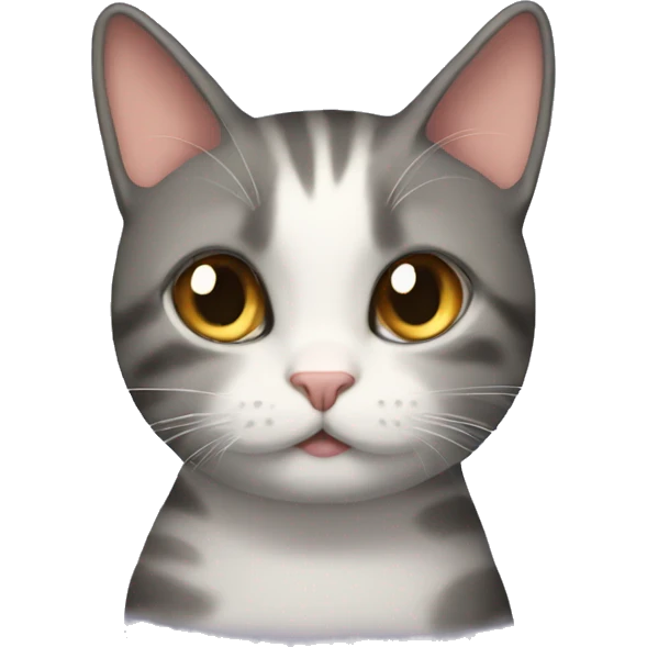 I want a shy cat emoji