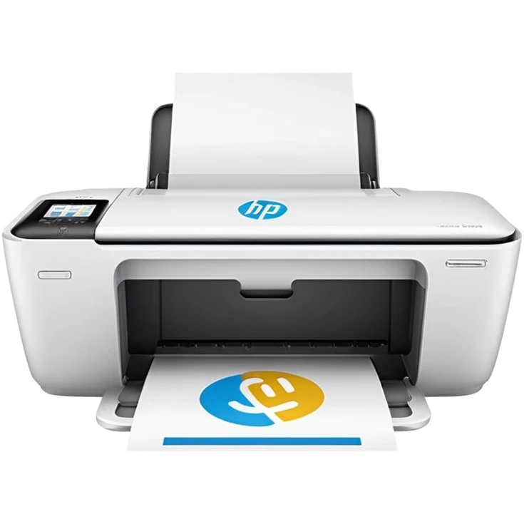 HP DeskJet 4175e printer with an Instant Ink logo, emoji style emoji