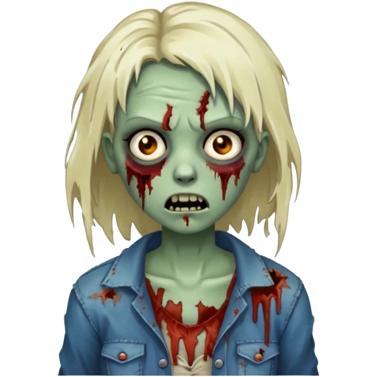 zombie girl emoji