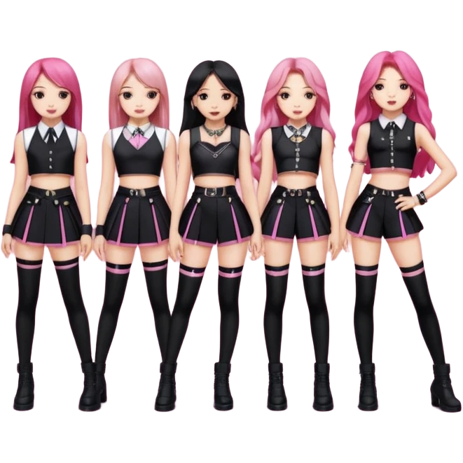 Blackpink group K-pop emoji