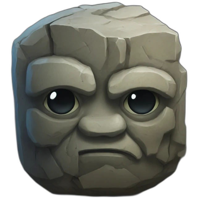 Golem rock emoji