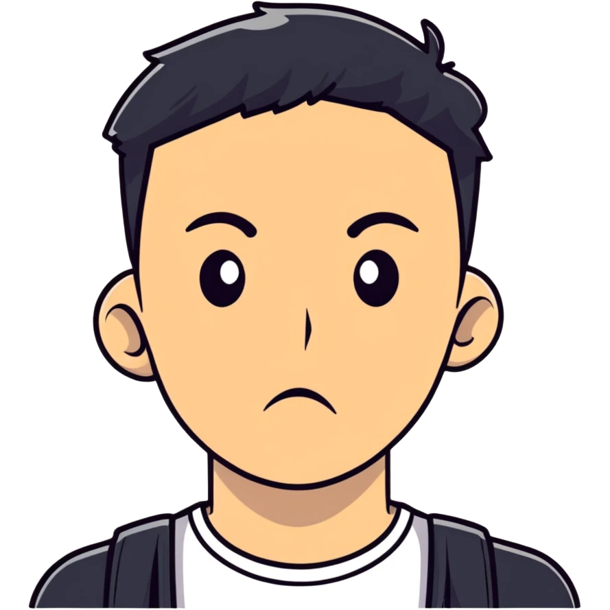 disappointed young man emoji