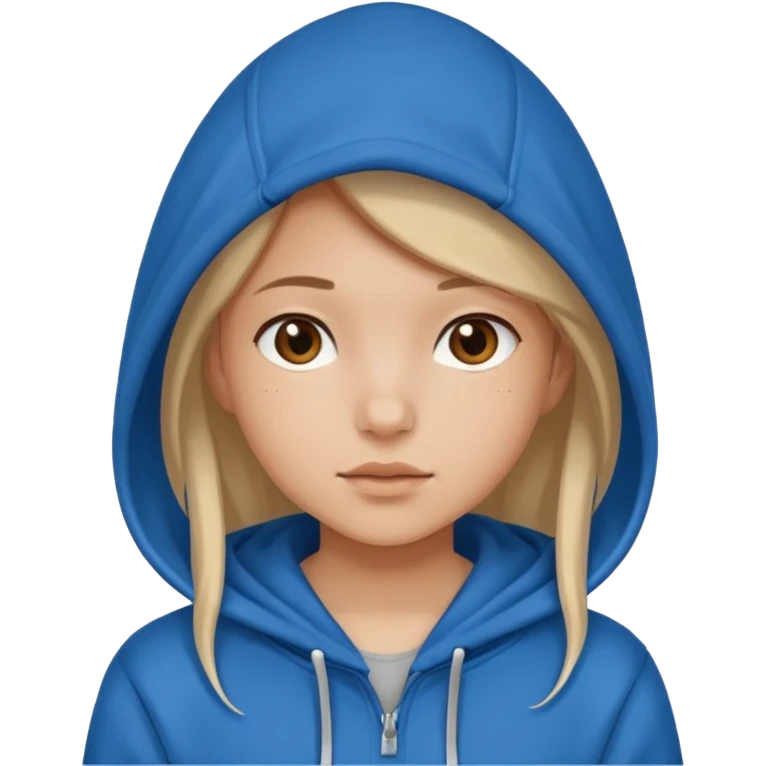 girl with a hood on emoji