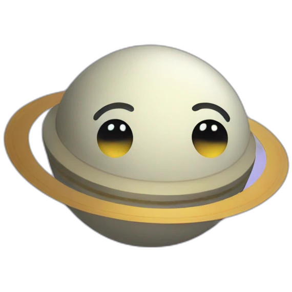 Happy Saturn emoji
