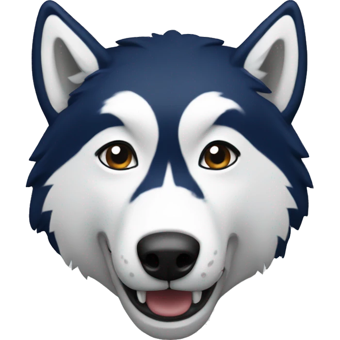UConn husky mascot emoji