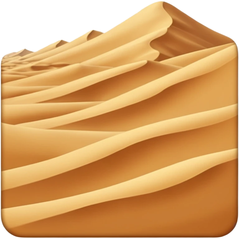 desert dunes scene. emoji