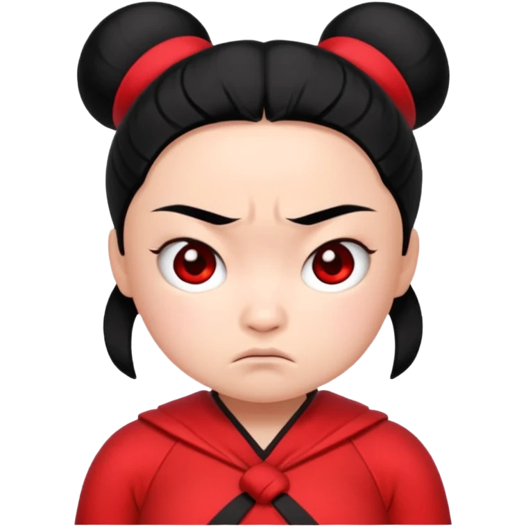 Pucca enojada emoji