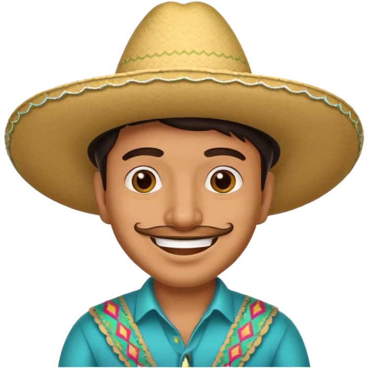 Tejana sombrero hombre emoji