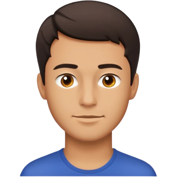 Guy pointing directly at camera smug face angled side veiw emoji