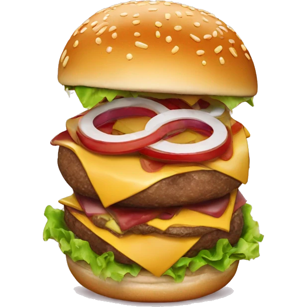 Burger whit fris emoji