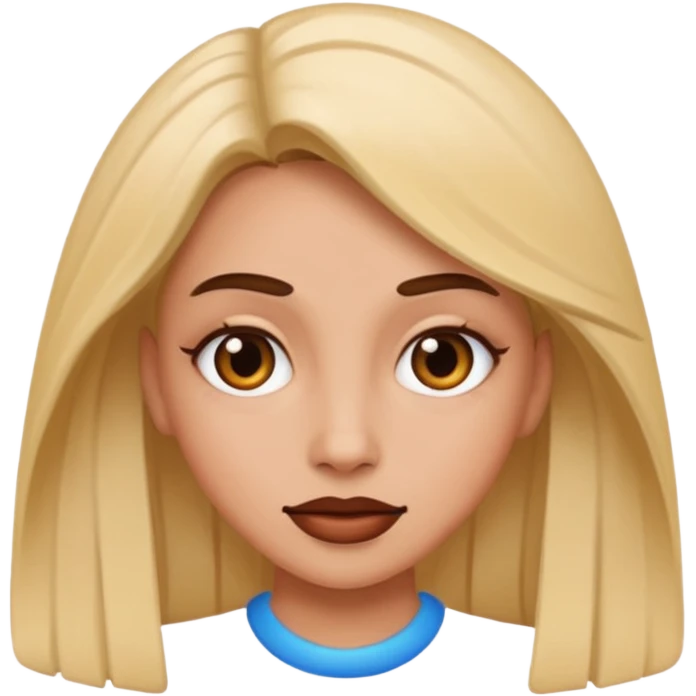 realistic female parody portrait emoji