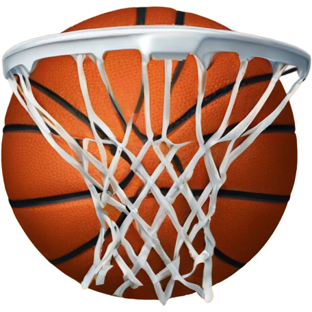 Basketball in hoop emoji