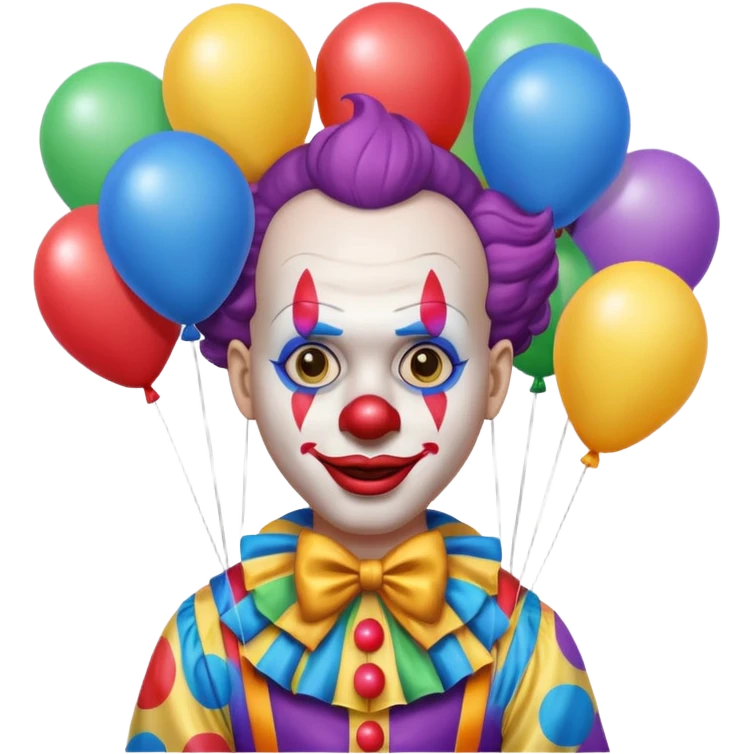 Street Balloon Seller clown  emoji