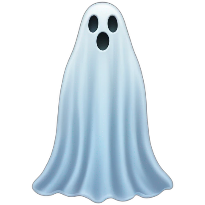 ghost from the back  emoji