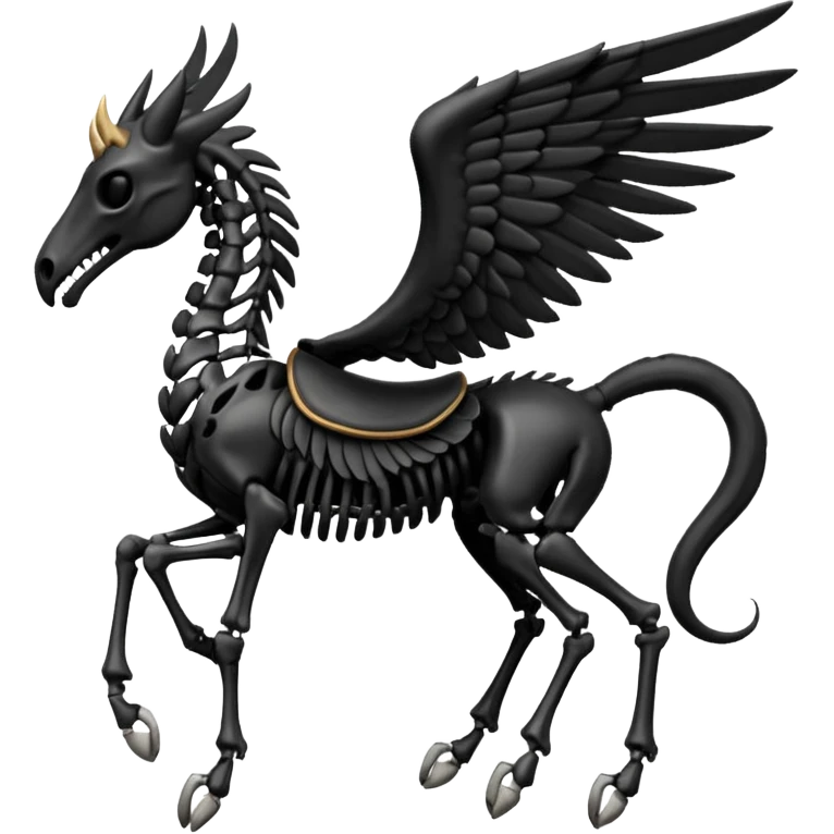 Harry potter thestral saddle emoji