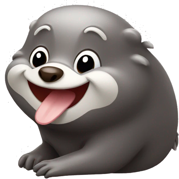Happy mole emoji