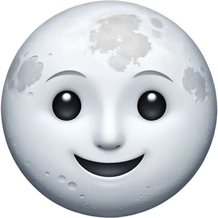 clean moon emoji