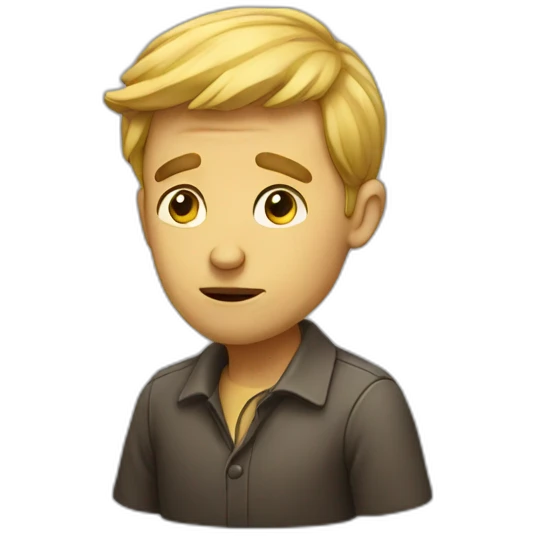 thinking man emoji