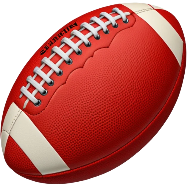 afl red sherrin football emoji