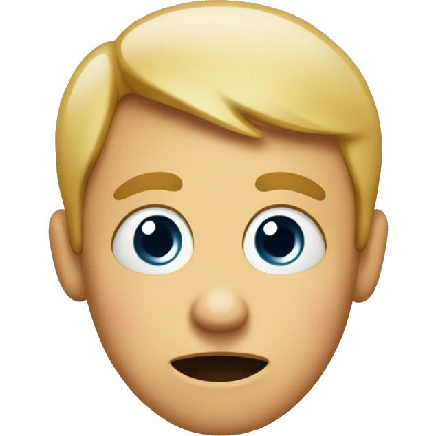 overwhelmed emoji with big cute eyes and says pass mal auf wie du redest  emoji