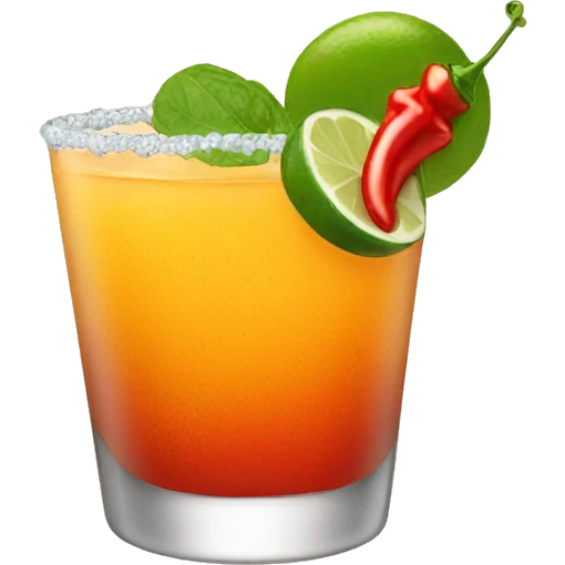 margarita with chilli emoji