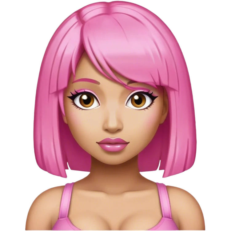 nicki minaj pink superbass bob emoji