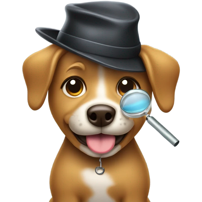 Poop detective  emoji