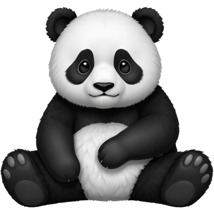 panda relaxing emoji