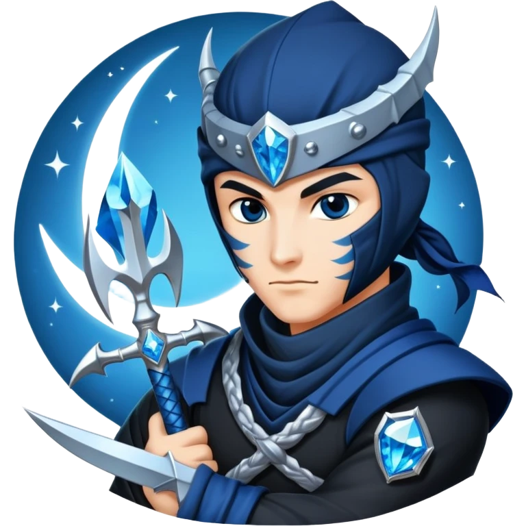 🥷🐉💎🌙🔱 emoji