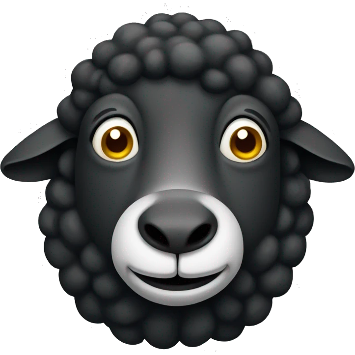 Black sheep emoji