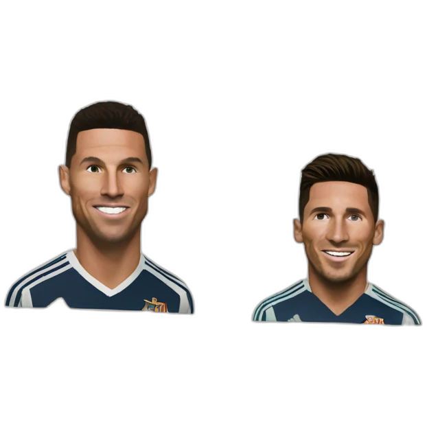 Ronaldo tape messi emoji