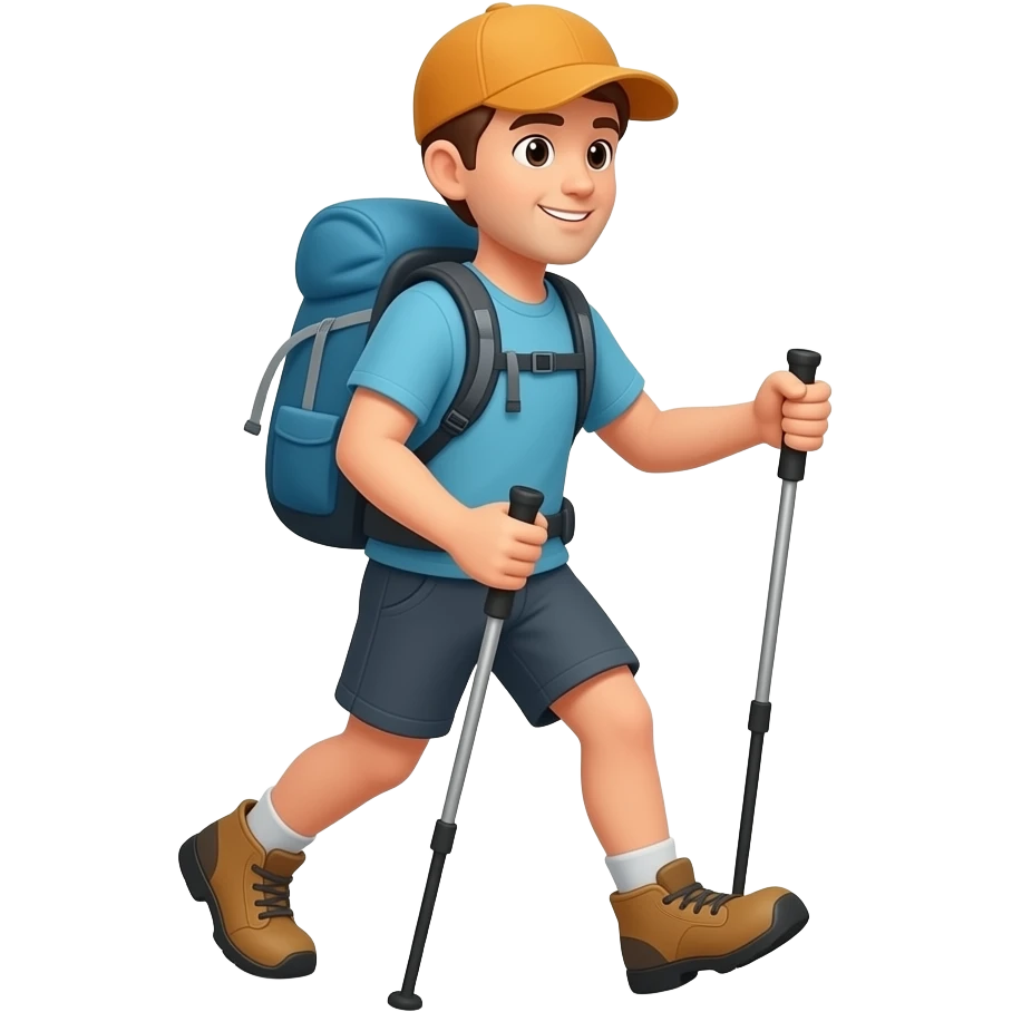 hiking emoji