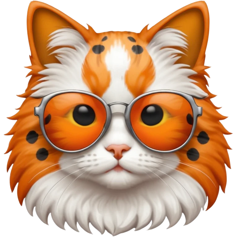 Cat wearing sunglasses emoji