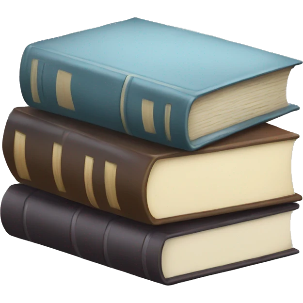 Stack of books emoji