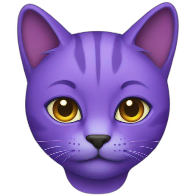 purple cat emoji