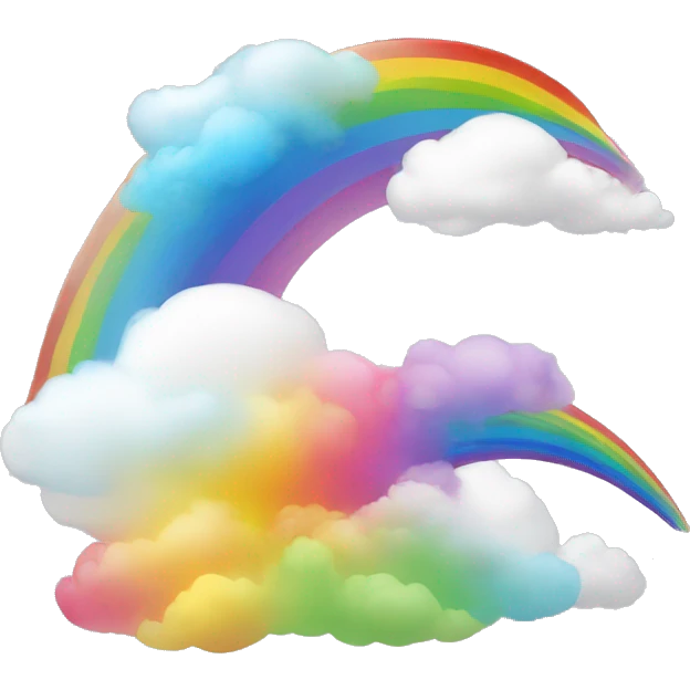 Un Caca arc-en-ciel  emoji
