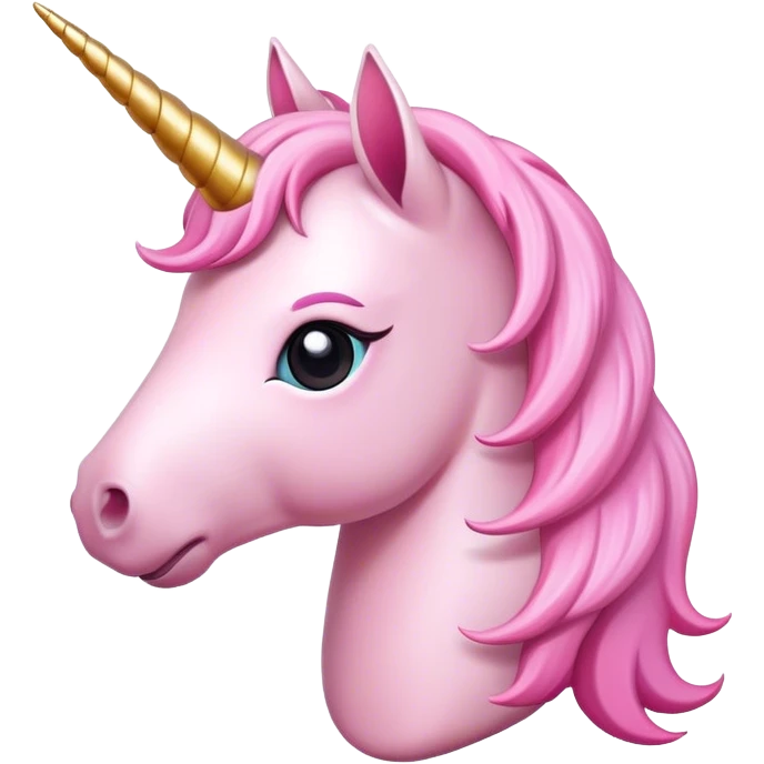 light pink unicorn emoji