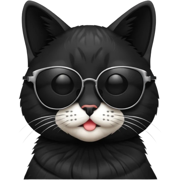Cat wearing sunglasses emoji