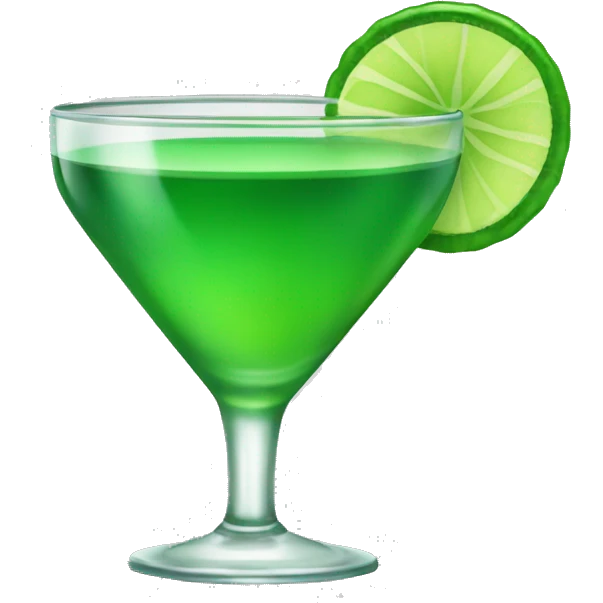 green alcoholic cocktail


 emoji