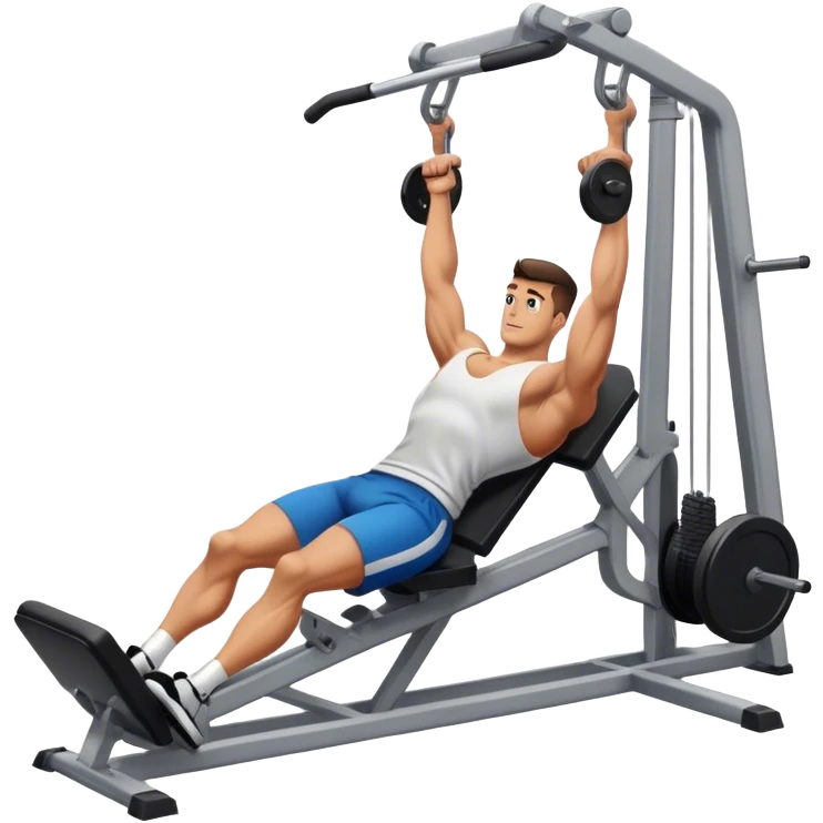 guy how to use a leg press machine emoji