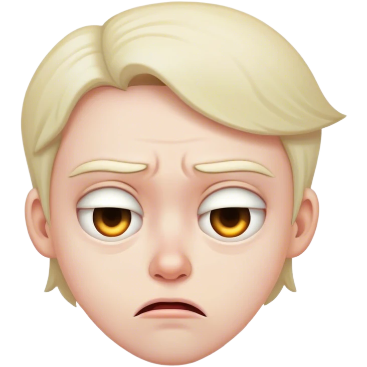 speechless and disgusted emoji