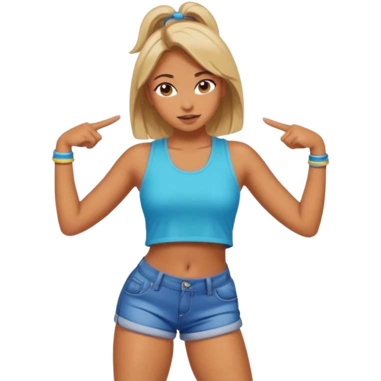 Girl twerking  emoji