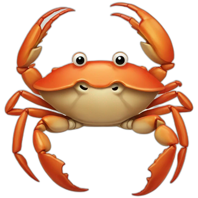 lovely-crab emoji