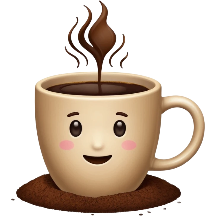 COFFEE CUP AND GROUNDS emoji